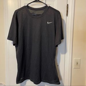 NIKE DRI-FIT BLACK TEE. XL